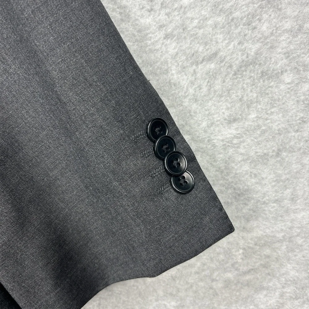 Paul Betenly Blazer 42R Charcoal Lanificio Filarte Wool Sergio Sport Coat Jacket